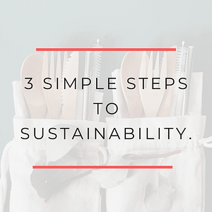 3 Simple Steps to Live a Sustainable Lifestyle